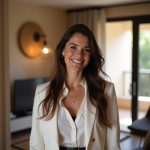 flux dev portrait dun client marocain satisfait femme en tenue 0